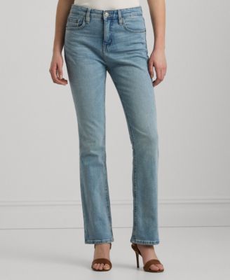 Lauren Ralph Lauren - Petite High-Rise Bootcut Jeans