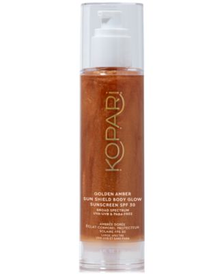 Kopari Beauty - Golden Amber Sun Shield Body Glow Sunscreen SPF 45, 5 oz.