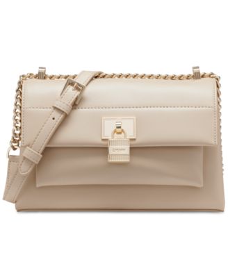 DKNY - Evie Small Leather Flap Crossbody