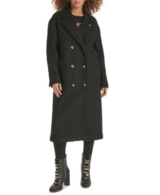 KARL LAGERFELD PARIS - Women's Double-Breasted Overcoat