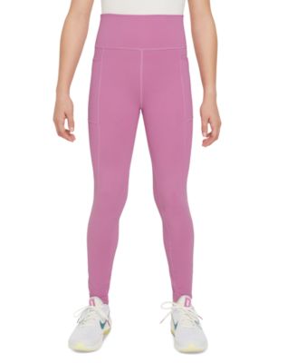 Nike - Big Girls One Dri-FIT High-Waisted Leggings with Pockets
