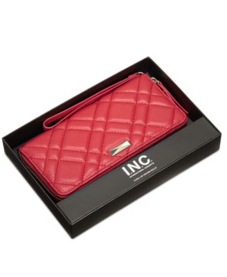 I.N.C. International Concepts - Hazel Zip-Around Quilt Wristlet