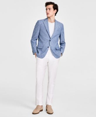 Tommy Hilfiger - Men's Modern-Fit Linen-Blend Sport Coat
