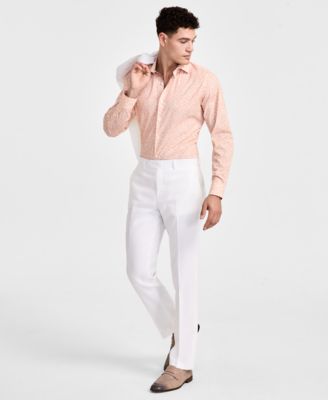 Bar III - Men's Slim-Fit Flat-Front Suit Pants