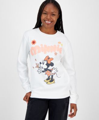 Disney - Juniors' Minnie Mouse Graphic Sweatshirt
