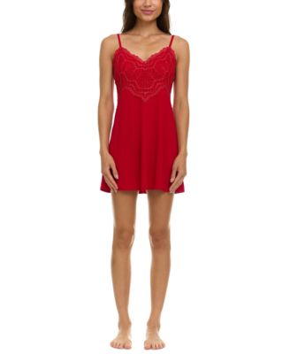 Flora by Flora Nikrooz - Women's Monique Lace-Trim Chemise