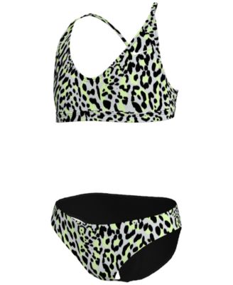 Nike - Big Girls Lace-Up Swimsuit, 2 Piece Set