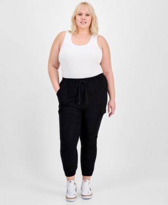 Madden Girl - Trendy Plus Size Luxe Cargo Jogger Pants