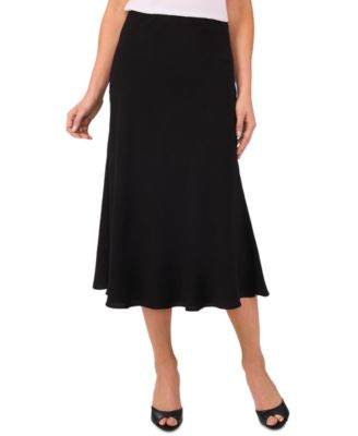 CeCe - Women's Flared Bias Midi Skirt
