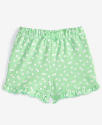 First Impressions - Baby Girls Daisy Dot Printed Shorts
