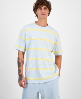 Hugo Boss - Men's Oversized-Fit Crewneck Striped T-Shirt