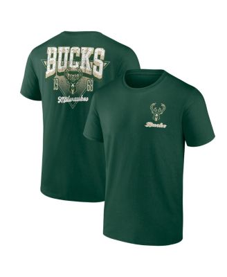 Logo Athletic - Men's Hunter Green Milwaukee Bucks Never Over T-Shirt