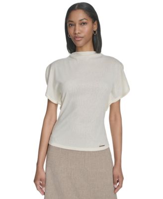 Halston - Women's Butterfly-Sleeve Top