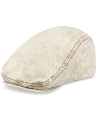 Levi's - Men's Snow Washed Flat Top Ivy Cap