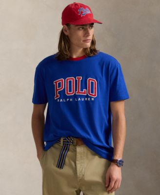 Polo Ralph Lauren - Men's Classic-Fit Letterman-Logo T-Shirt