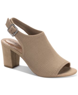 Style & Co - Women's Peyyton Slingback Knit Dress Shooties