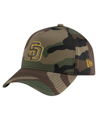 New Era - Men's Camo San Diego Padres Woodland Team Pop 9FORTY A-Frame Adjustable Hat