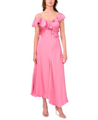 Parker - Women's The Bridgette Ruffle-Trim Asymmetric-Hem Dress