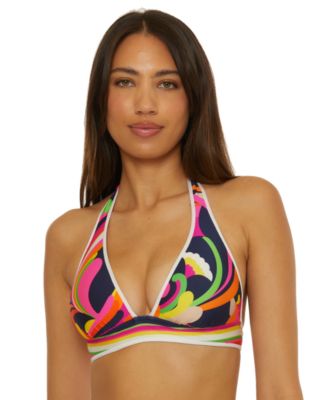 Trina Turk - Women's Reversible Halter Bikini Top