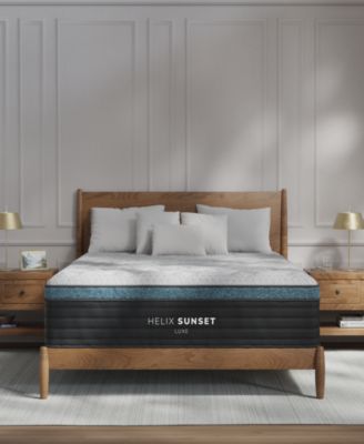 Brooklyn Bedding - Helix Sunset Luxe 13.5" Soft Euro Pillow Top Mattress - Queen