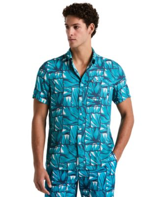 Original Penguin - Men's All-Over Agave Print Tile Shirt