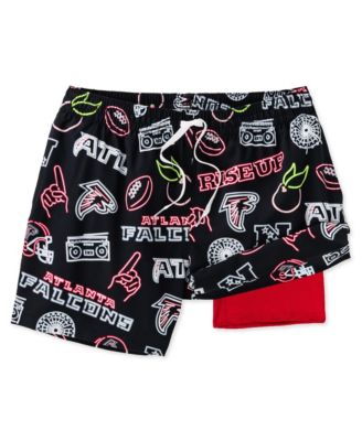 Chubbies - Men's 5.5" Black Atlanta Falcons The Neon Lined Classic Swim Trunks