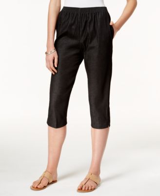 Alfred Dunner - Petite Pull-On Capri Jeans