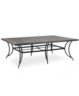 Agio - Wythburn Mix and Match 84" x 60" Cast Aluminum Outdoor Dining Table