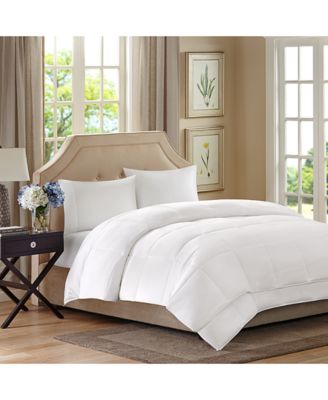 Madison Park - Benton Double-Layer Microfiber White King/California King Down-Alternative Comforter