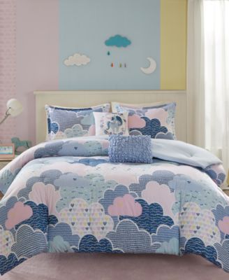 Intelligent Design - Kids Cloud 4-Pc. Printed Twin/Twin XL Comforter Set