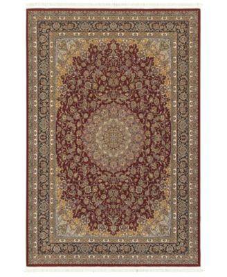 Oriental Weavers - Paragon  Medallion Red 6'7" x 9'6" Area Rug