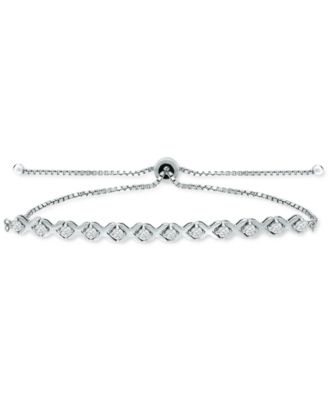 Giani Bernini - Cubic Zirconia XO Bolo Bracelet