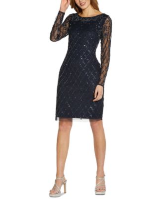 Adrianna Papell - Embellished Sheath Dress