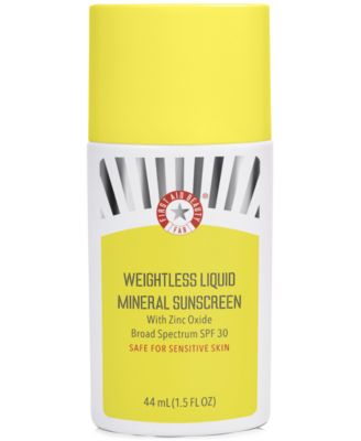 First Aid Beauty - Weightless Liquid Mineral Sunscreen SPF 30, 1.5 oz.