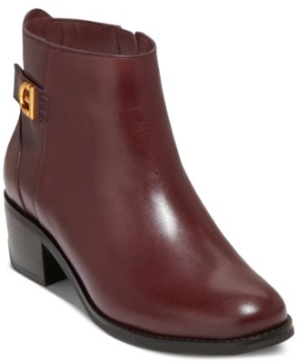 Cole Haan - Women's Holis Logo Side-Buckle Booties