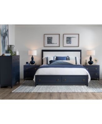 Furniture - Summerland 3pc Set (King Upholstered Storage Bed, Chest, Nightstand)