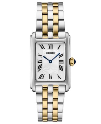 Seiko - Women's Essentials Two-Tone Stainless Steel Bracelet Watch 22mm