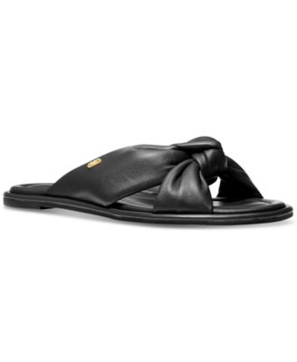 Michael Kors - MMK Elena Knotted Slide Sandals