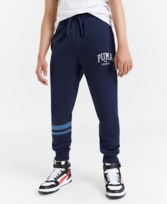 Puma - Big Boys Squad Pack Logo Embroidered Fleece Joggers
