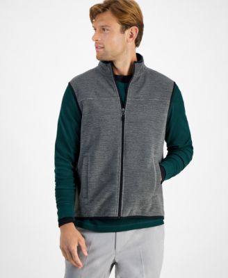 Club Room - Men's Solid Fleece Vest