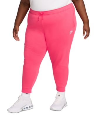Nike - Plus Size Active Sportswear Club Mid-Rise Fleece Jogger Pants