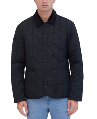 Robert Graham - Men's Quilted Snap-Front Chore Weather-Resistant Jacket