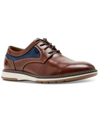 Madden Men - Men's MMaddox Mixed-Media Casual Formal Oxford Shoes