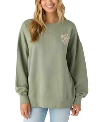 O'Neill - Juniors' Logo Oversized Crewneck Sweatshirt