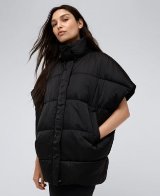 Kenneth Cole - Women's Quilted Oversized Tapered Vest Jacket