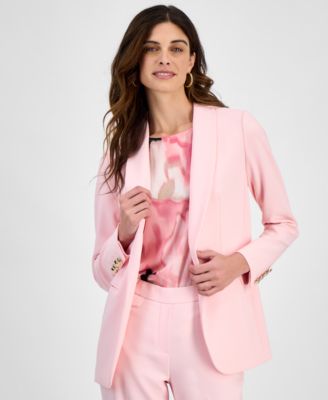 Anne Klein - Women's Open-Front Shawl Collar Blazer