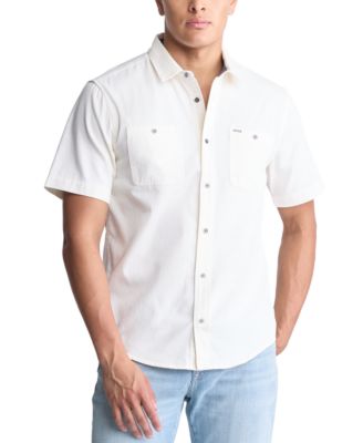Buffalo David Bitton - Men's Sagrino Relaxed-Fit Button-Down Utility Shirt