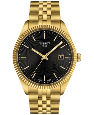 Tissot - Men's Swiss Ballade Gold-Tone Stainless Steel Bracelet Watch 40mm