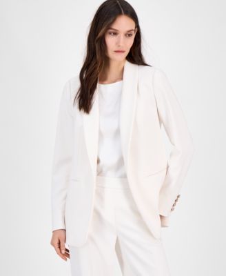 Anne Klein - Women's Open-Front Shawl Collar Blazer