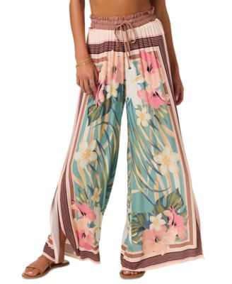 O'Neill - Women's Tropics Drawstring Wide-Leg Pants